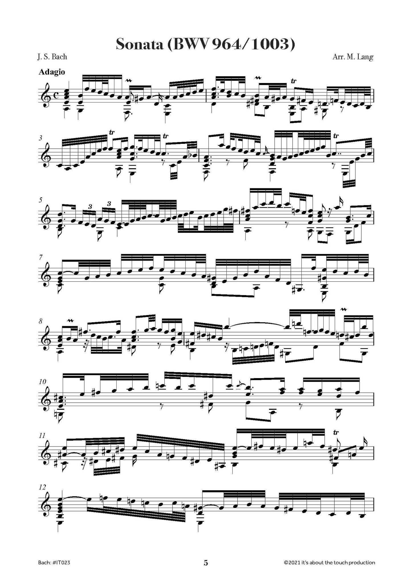 Bach - Sonata D minor