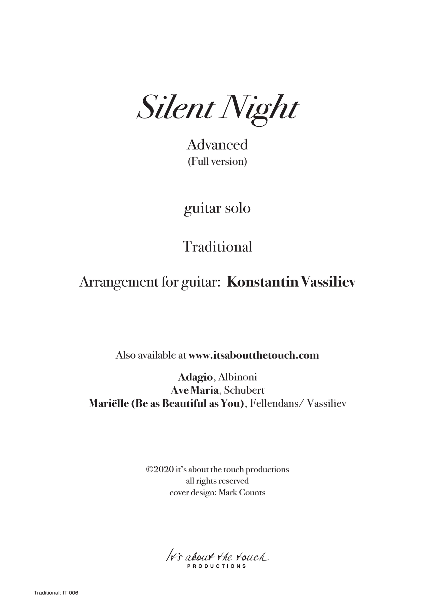 Silent Night (score: advanced)