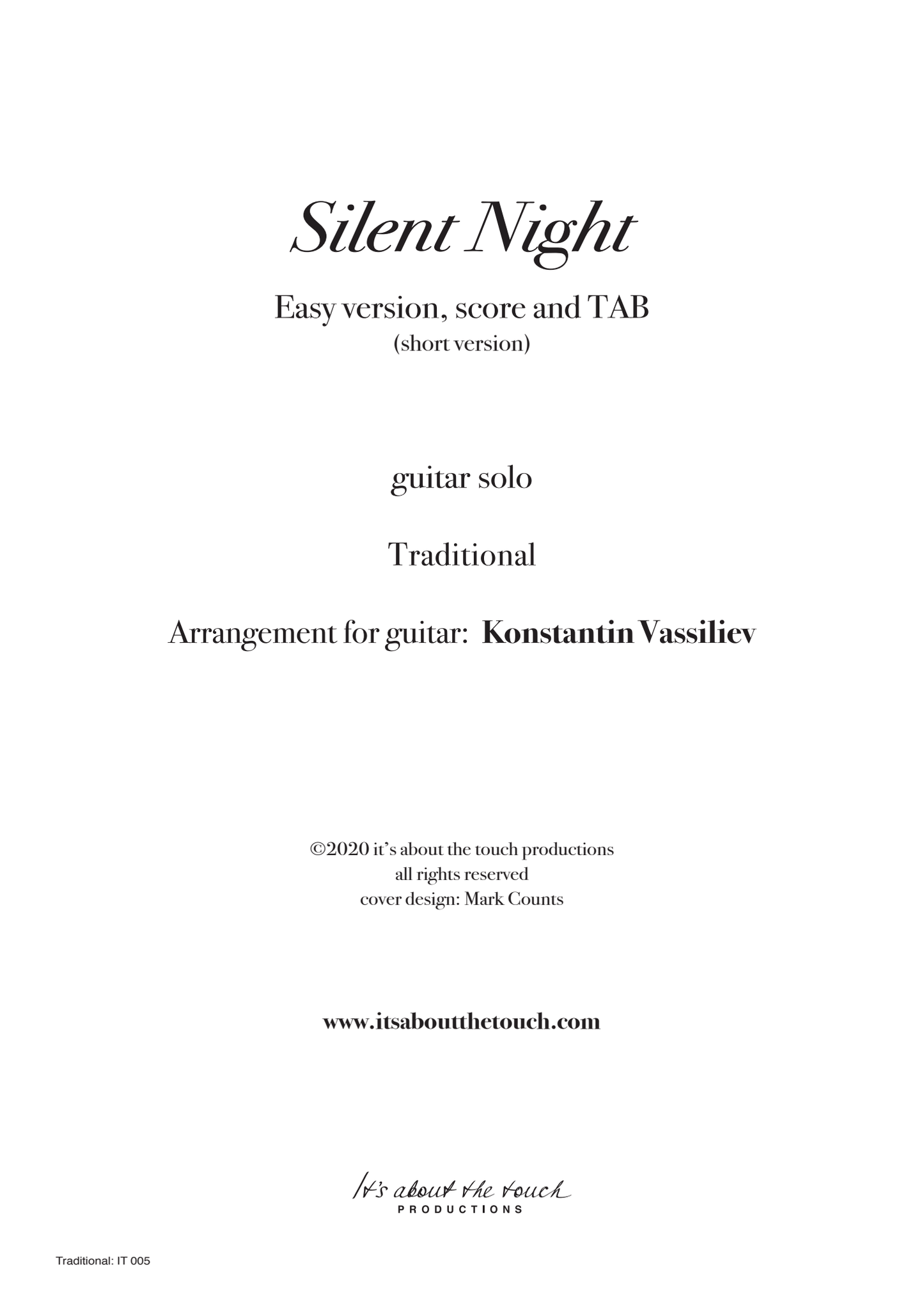 Silent Night (score: easy)